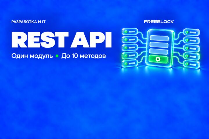 Разработка REST API для одного бизнес-модуля до десяти методов
