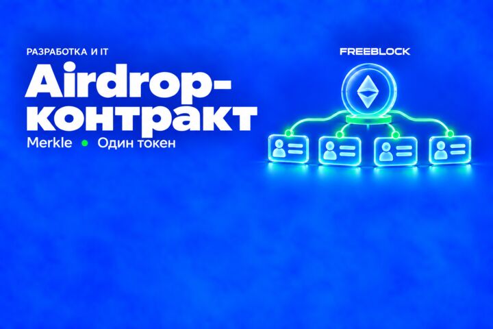 Разработка Merkle-airdrop контракта для распределения одного токена