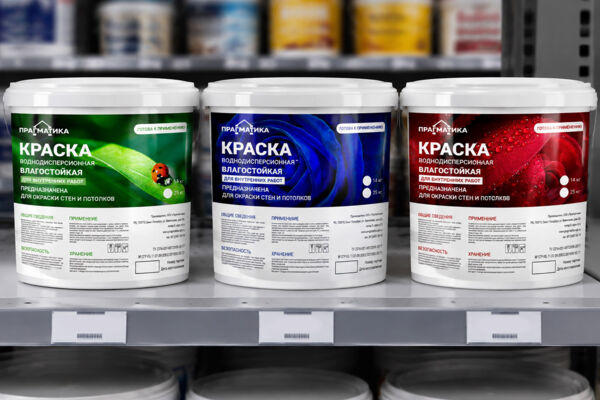 Дизайн эт икетки для краски