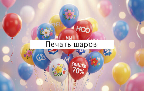 Настройка Яндекс Директ: Печать воздушных шаров