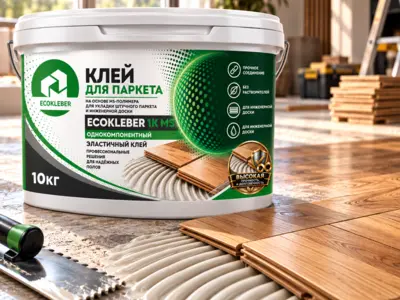 Разработан дизайн упаковки для двухкомпонентного и однокомпонентного полиуретанового клея ECOKLEBER