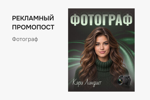 Рекламный промопост для фотографа
