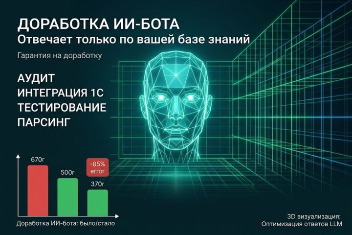 Доработка ИИ-бота, который выдумывает ответы: ответ только по вашей базе знаний