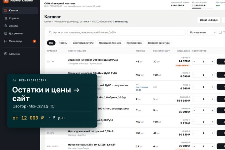 Синхронизация остатков и цен: Эвотор / МойСклад / 1С → сайт WooCommerce