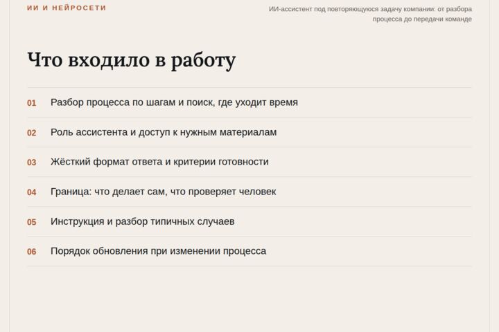 ИИ-ассистент по базе документов компании: ответы со ссылкой на источник