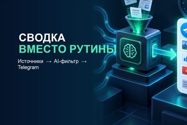 AI-дайджест из нескольких источников в Telegram