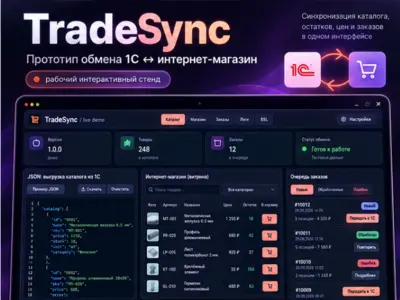TradeSync — прототип обмена 1С с интернет-магазином