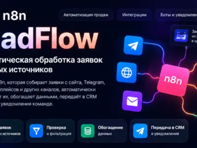 LeadFlow — автоматизация обработки заявок в n8n