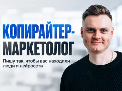 Копирайтер-маркетолог Вячеслав Савицкий: продающие тексты для лендингов, сайтов, КП и презентаций с прототипом в подарок