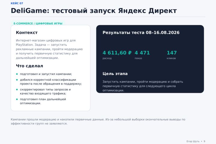 Настройка Яндекс Директ под заявки: Поиск + РСЯ