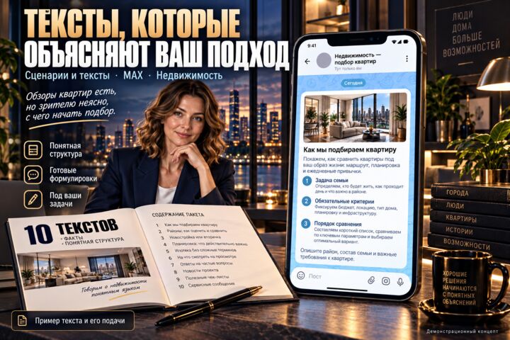 Напишу десять понятных постов для канала MAX