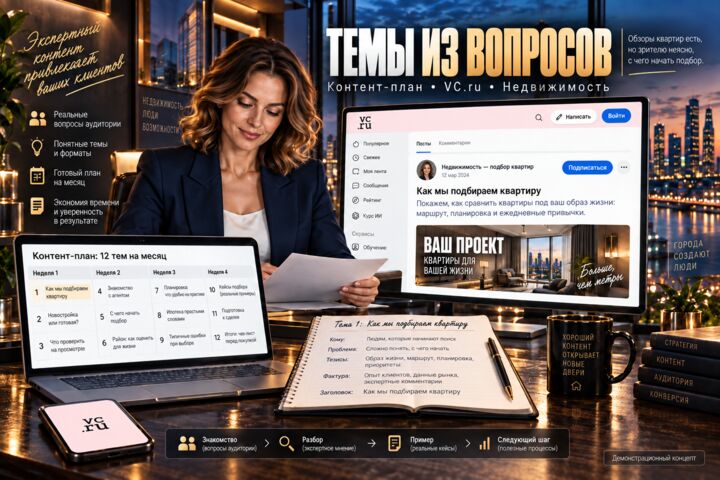 Разработаю контент-план блога на vc.ru