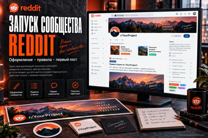 Настрою сообщество Reddit: оформление и правила