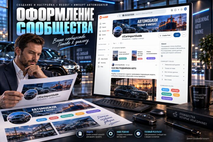 Настрою сообщество Reddit: оформление и правила