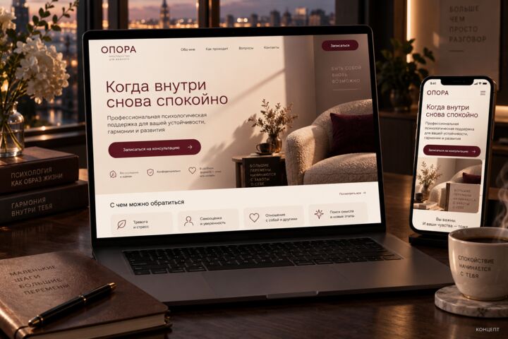 Сверстаю адаптивный лендинг до пяти блоков