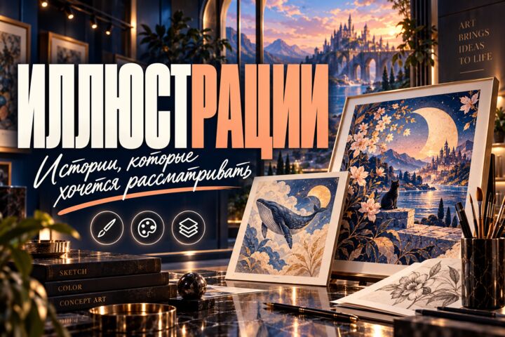 Создам авторскую иллюстрацию для сайта, книги или бренда
