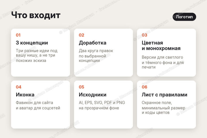 Логотип для бизнеса: 3 концепции и векторные исходники
