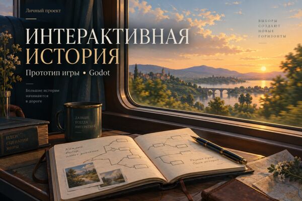 «Туда, где течёт лето» — прототип игры с выборами и сохранениями