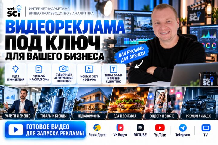 Видеореклама под ключ