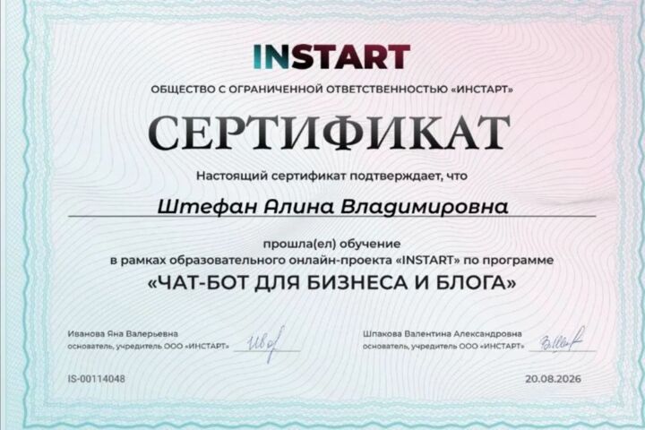 Чат-бот под ключ.