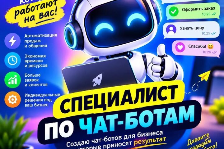 Чат-бот под ключ.