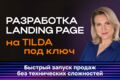 Разработка Landing Page на Tilda под ключ