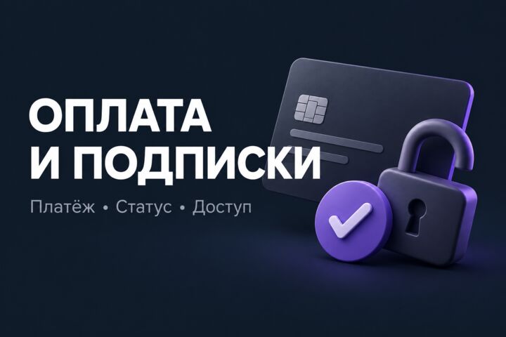 Оплата и подписки на сайте или в боте: API и автоматическая выдача доступа