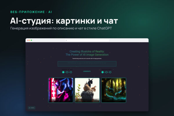 AI-сервис: генерация изображений и чат на OpenAI API
