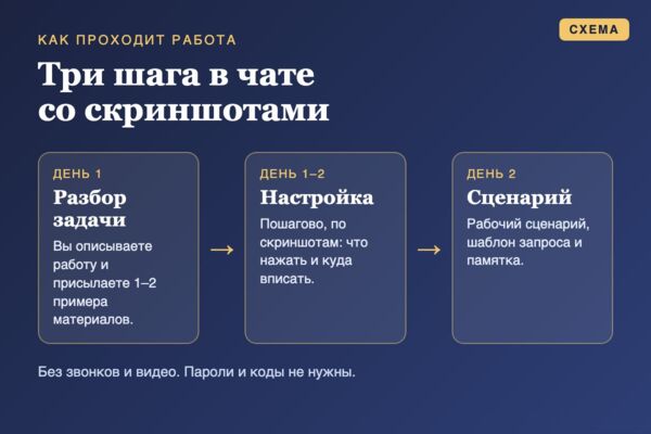 Образцы материалов настройки ИИ-помощника