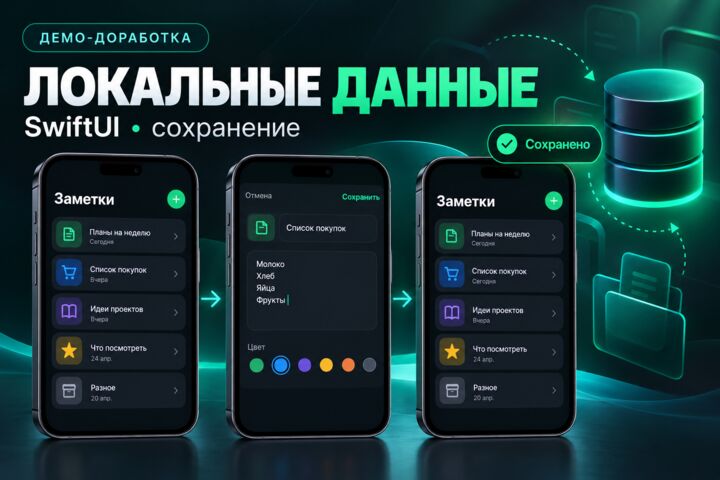 Доработаю или исправлю iOS-приложение на SwiftUI