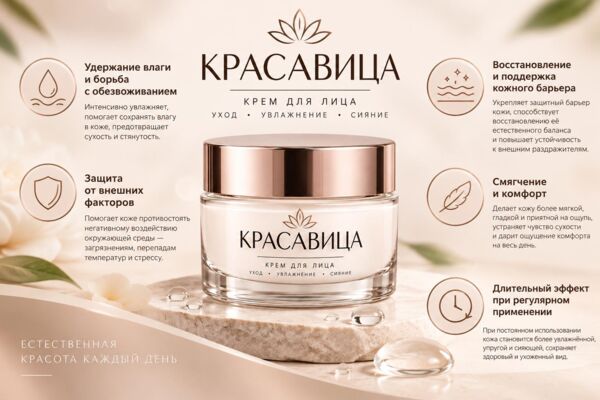 Презентация крема для лица