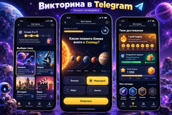 Разработка интерактивных Mini Apps и игровых механик
