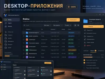 Разработка desktop-приложений для Windows, macOS и Linux
