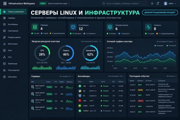 Настройка серверов Linux и инфраструктуры