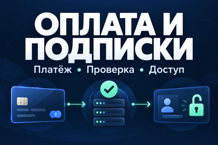 Оплата и подписки на сайте или в боте: API и автоматическая выдача доступа