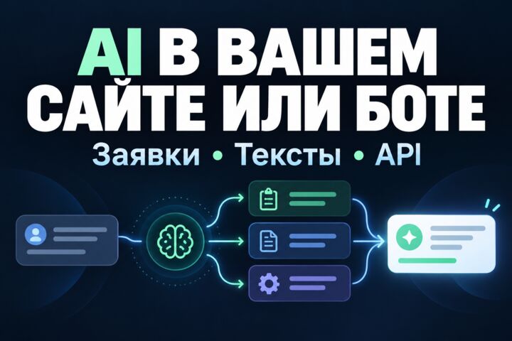 AI-автоматизация заявок и текстов: интеграция нейросети в сайт или бот
