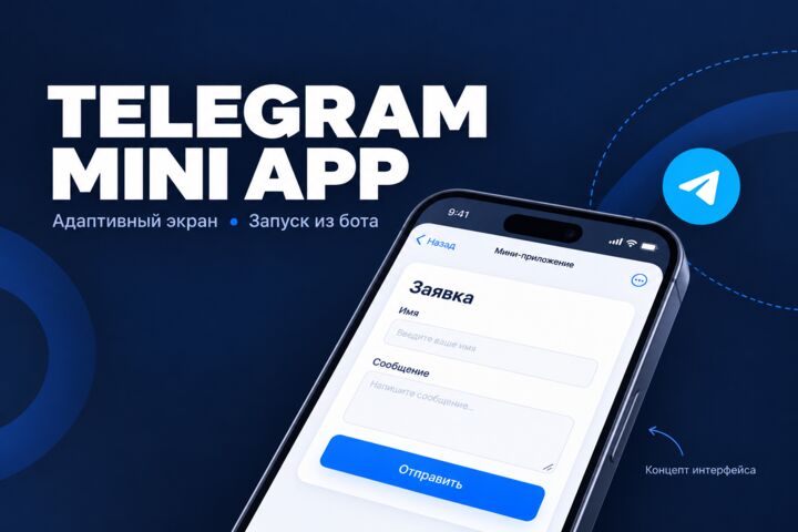 Разработка Telegram Mini App: адаптивный экран и запуск из бота