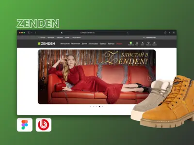 Разработка интернет-магазина ZENDEN для усиления онлайн-продаж, повышения конверсии и масштабирования e-commerce инфраструктуры бренда.