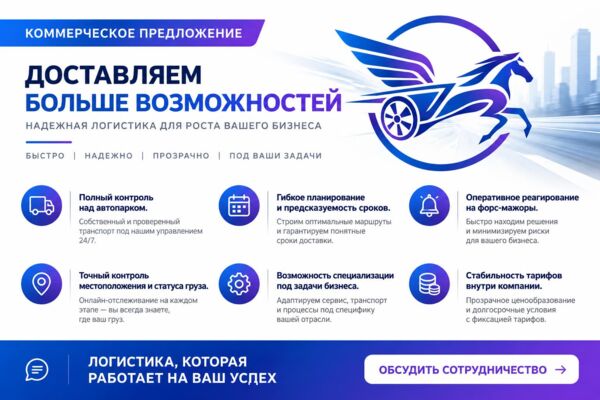 Коммерческое предложение транспортной компании