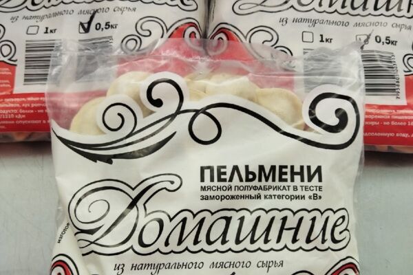 Упаковка для пельменей