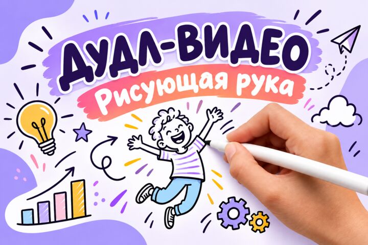 Рисованный ролик для бизнеса, рекламы и обучения