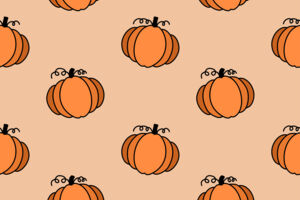 Cute_Pumpkin_seamless_vector_background