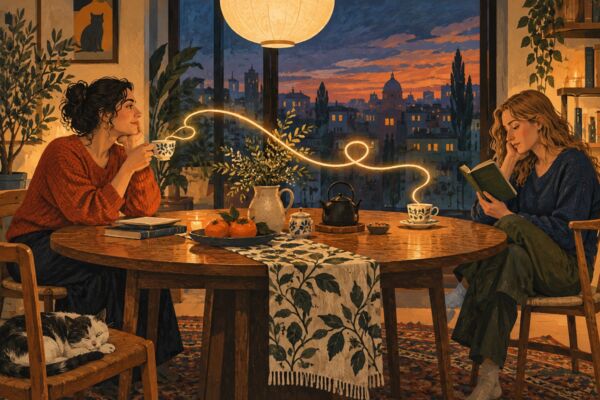 Quiet Connections & Finding a Voice - editorial illustration studies