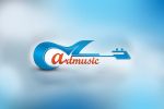 Логотип для магазина музыкальных товаров "artmusic"