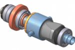 3D-модель сборки патрона подачи трубы стана ХПТ6-20