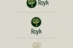 Лого товаров повседневного потребления Royk