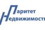 Логотип "Паритет Недвижимость"