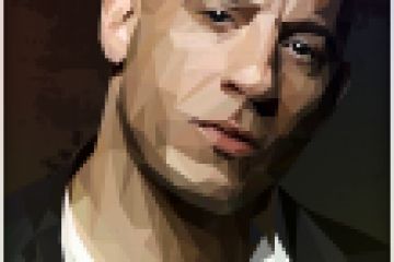 VIN DIESEL style Low Poly