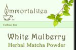Дизайн этикетки для чая White Murlberry Immortalitea