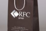 Бумажный пакет с тиснением "RFC-group"